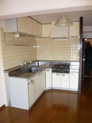 Kitchen. Easy-to-use L-shaped kitchen