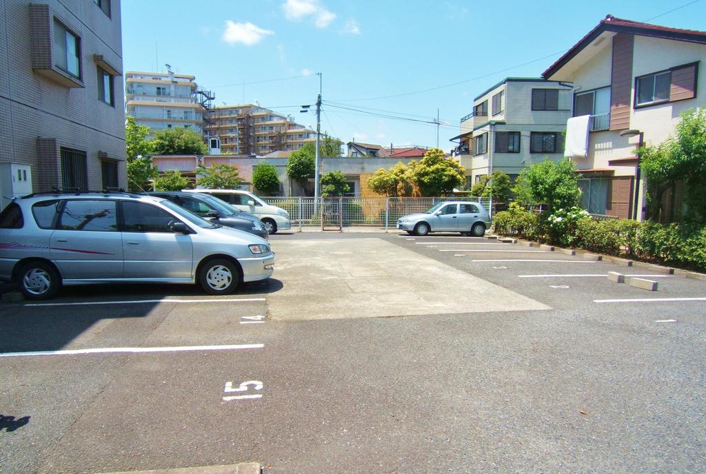 Parking lot. There is on-site parking