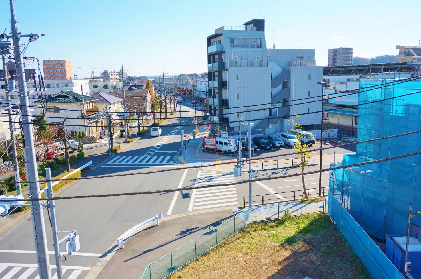 View. Day ・ Good view! It is the front of the station th!