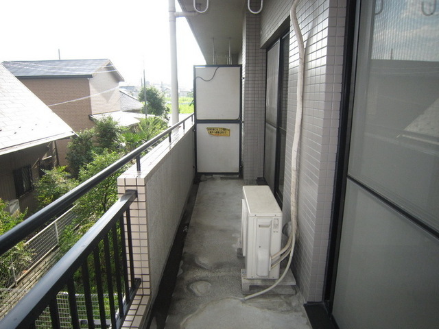 Balcony. Balcony part of the width