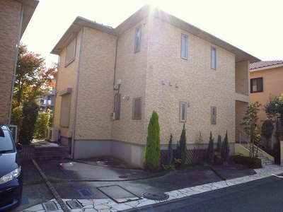 Building appearance. Located in a quiet residential area