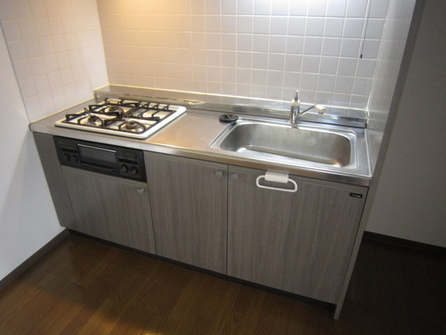 Kitchen. Two-burner gas stove with system Kitchen