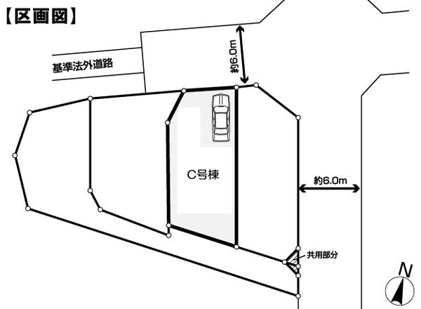 Compartment figure. 34,800,000 yen, 4LDK, Land area 91.01 sq m , Building area 94.18 sq m