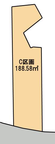 Compartment figure. Land price 33,800,000 yen, Land area 188.58 sq m