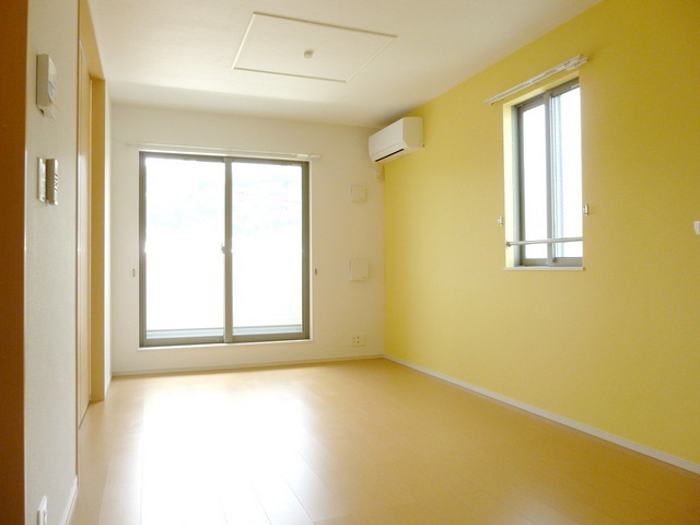 Living and room. It is a two-sided lighting bright living room