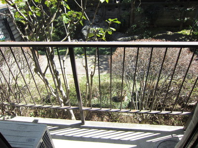 Balcony. Laundry Area is here