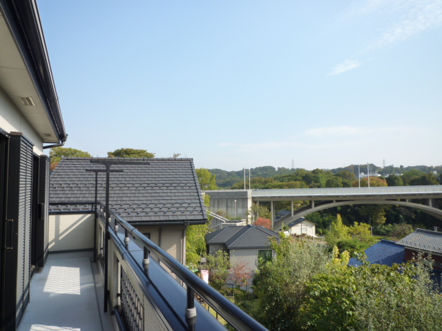 Balcony. View from the balcony