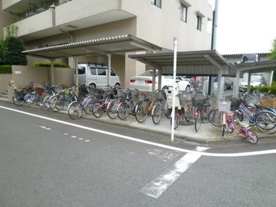 Other common areas. Bicycle parking space