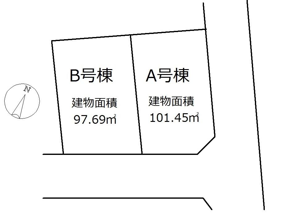 The entire compartment Figure. All two buildings newly built single-family, including a corner lot