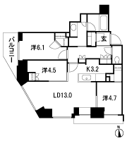 Floor: 3LD ・ K + 2WIC + SIC, the occupied area: 73.96 sq m, Price: 54,637,903 yen, now on sale