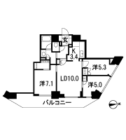 Floor: 3LD ・ K + WIC, the occupied area: 68.54 sq m, Price: 44,594,028 yen, now on sale