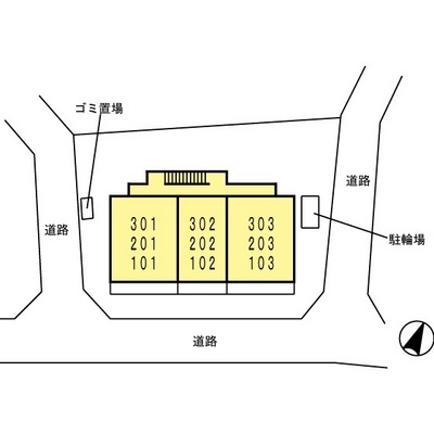 Other.  ☆ Trash storage on site ・ There are bicycle parking lot ☆ This layout drawing ☆ 