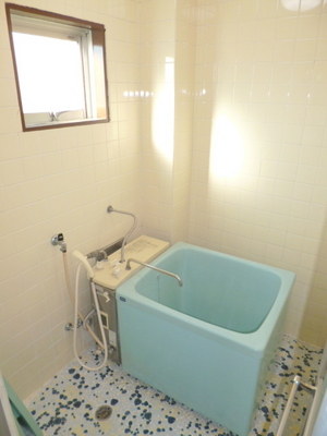 Bath. With add-fired function in the bathroom with a bay window