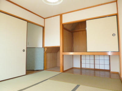 Living and room. It is the room of a beautiful Japanese-style room