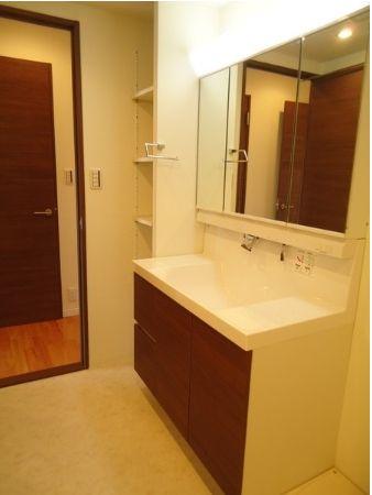 Toilet. Bathroom vanity