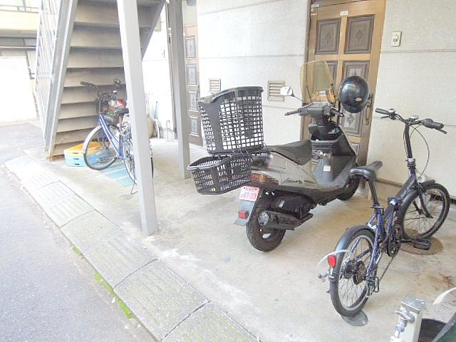 Other common areas. Bicycle parking space