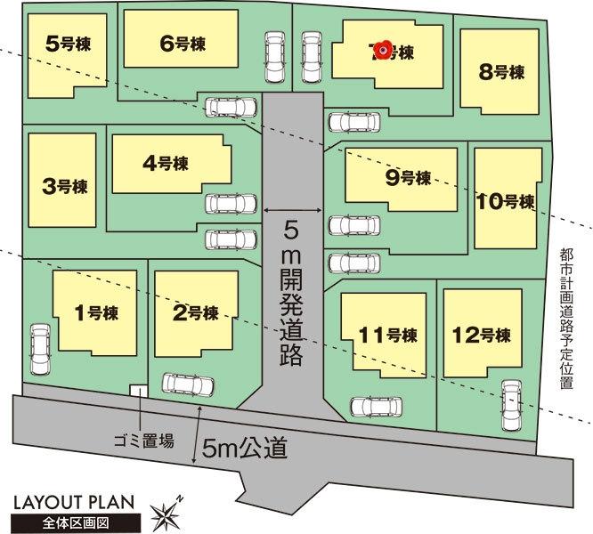 The entire compartment Figure. Itabashi Akatsuka 7-chome compartment view