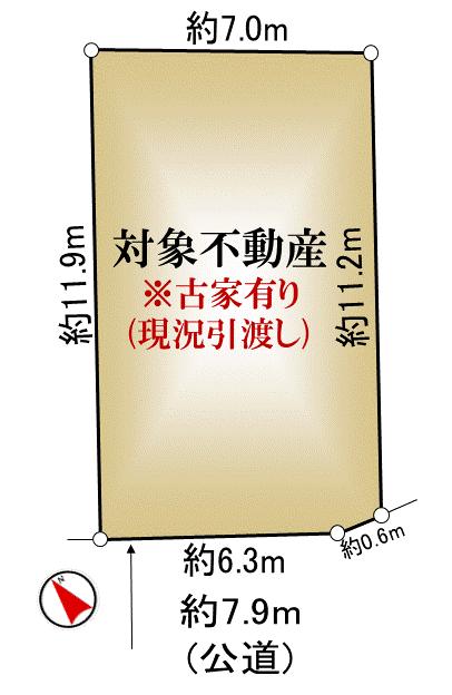 Compartment figure. Land price 25,800,000 yen, Land area 82.23 sq m