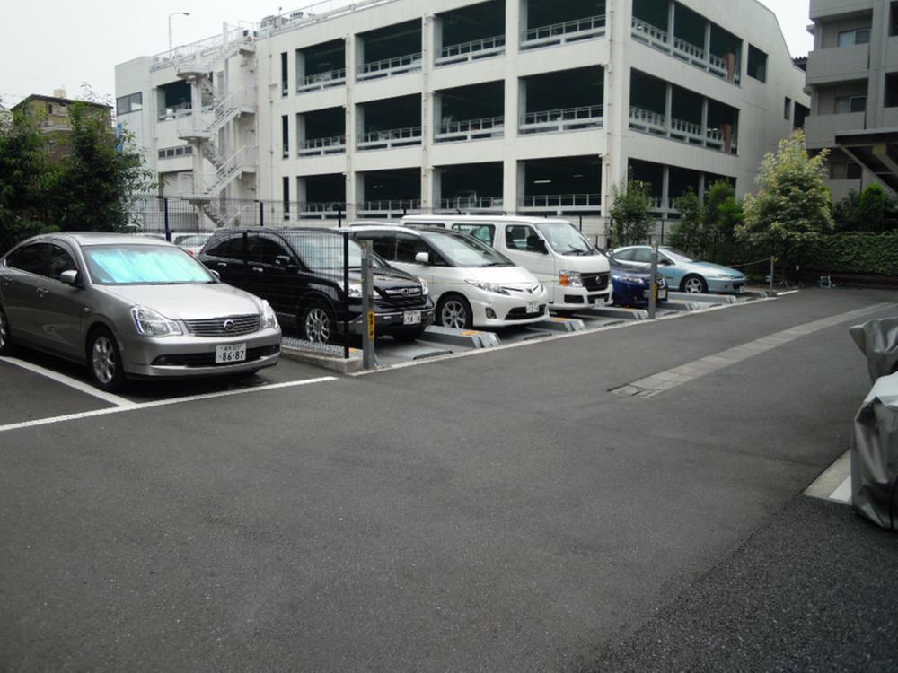 Parking lot. Common areas