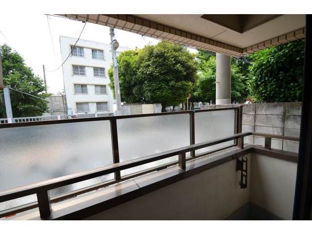 Balcony. In a quiet residential area