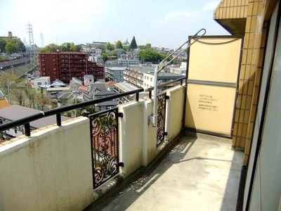 Balcony. Balcony of the west face