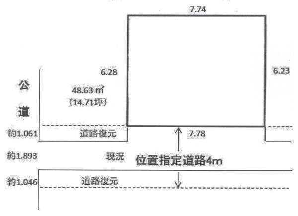 Compartment figure. Land price 17,900,000 yen, Land area 50.14 sq m