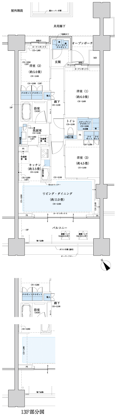 Floor: 3LDK + SIC + STC, the area occupied: 70.8 sq m, Price: 48,416,000 yen, now on sale