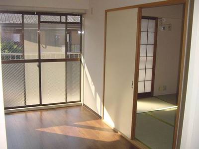 Living and room. Western and Japanese-style