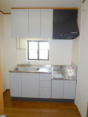 Kitchen. Gas two-burner can be installed