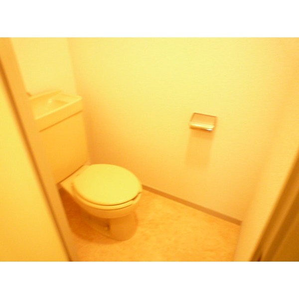 Toilet. It is a photograph of the other room