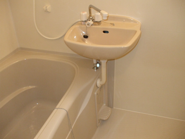 Bath. Wash basin ・ With bathroom dryer