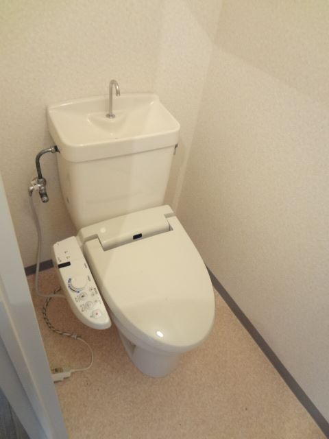 Toilet. Toilet with shower