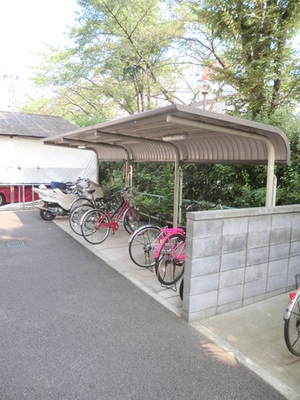 Other common areas. On-site bicycle parking lot