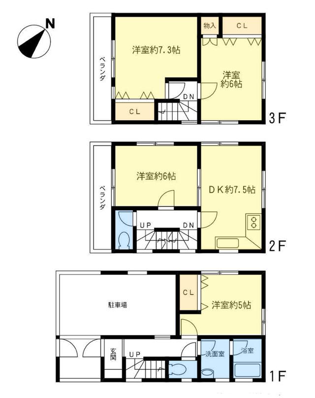 Floor plan. 32,900,000 yen, 4DK, Land area 49.8 sq m , Building area 78.97 sq m