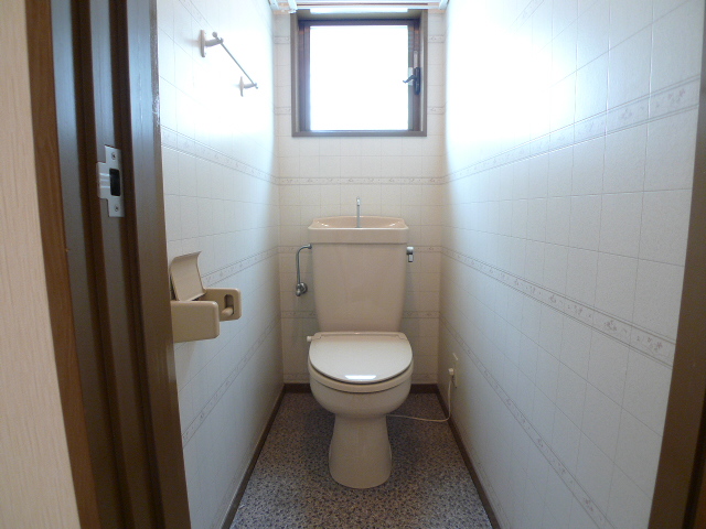 Toilet. There is a window in the toilet is good ventilation