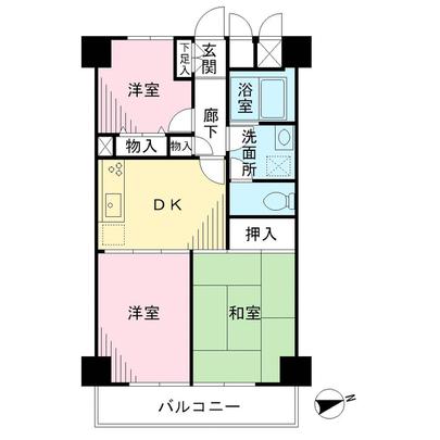 Floor plan. Itabashi-ku, Tokyo Sakashita 3-chome