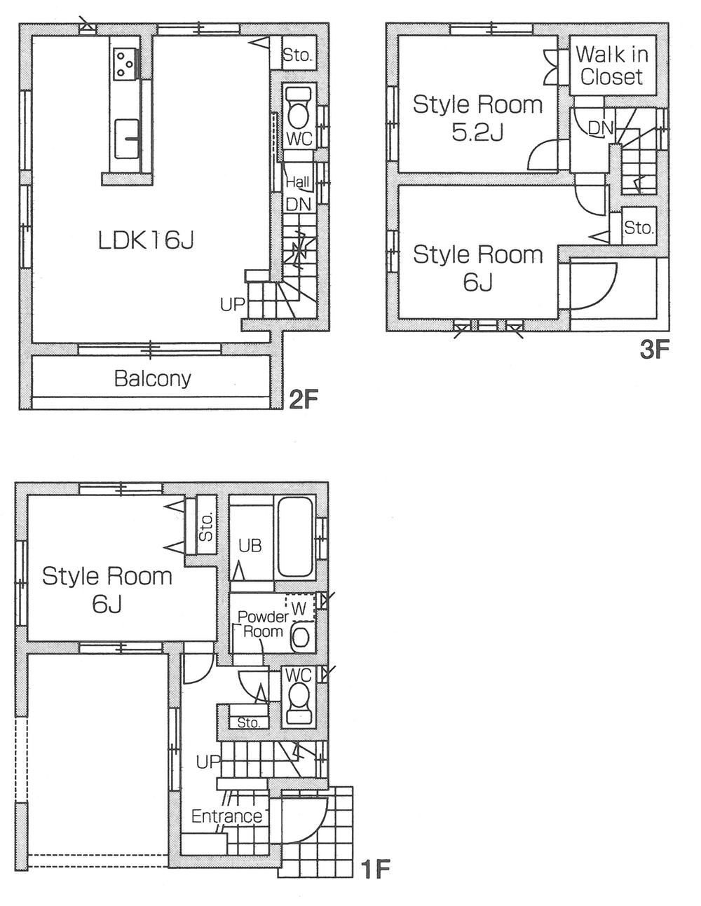 Floor plan. 39,800,000 yen, 3LDK, Land area 59.64 sq m , Building area 90.71 sq m