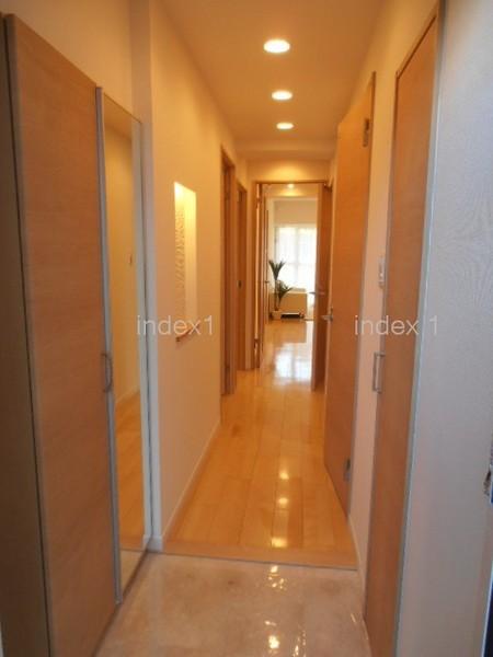 Entrance. There is the entrance and happy full-length mirror with