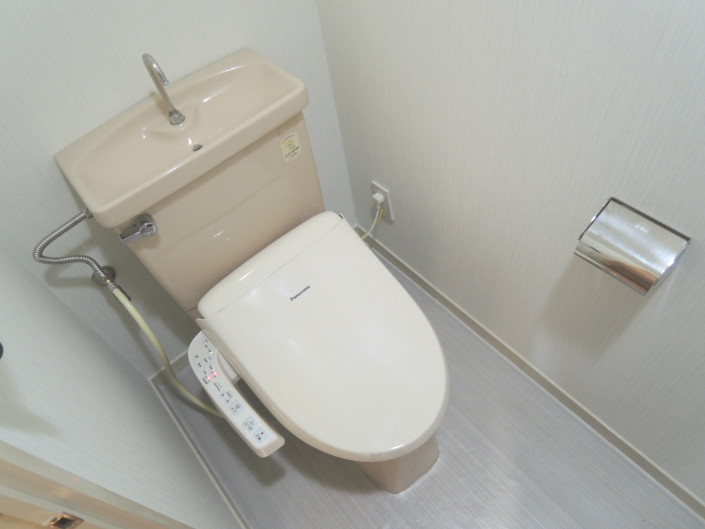 Toilet. Shower toilet new