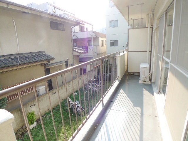 Balcony. South balcony widely washing are easy