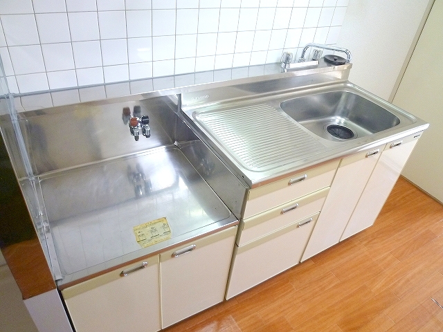 Kitchen. Two-burner gas stove can be installed (Reference)