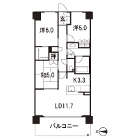 Floor: 3LDK, occupied area: 70.15 sq m, Price: TBD