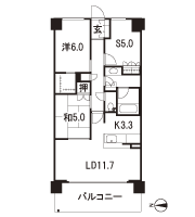 Floor: 2LDK + S, the occupied area: 70.15 sq m, Price: TBD