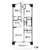 Floor: 2LDK + S, the occupied area: 70.54 sq m, Price: TBD