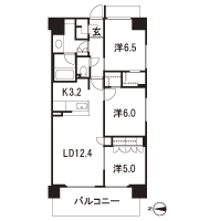 Floor: 3LDK, the area occupied: 73.6 sq m, Price: TBD