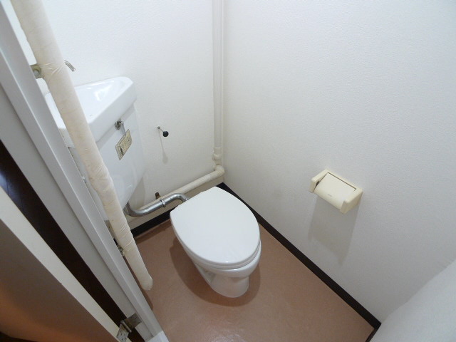 Toilet. Bus toilet is a separate room