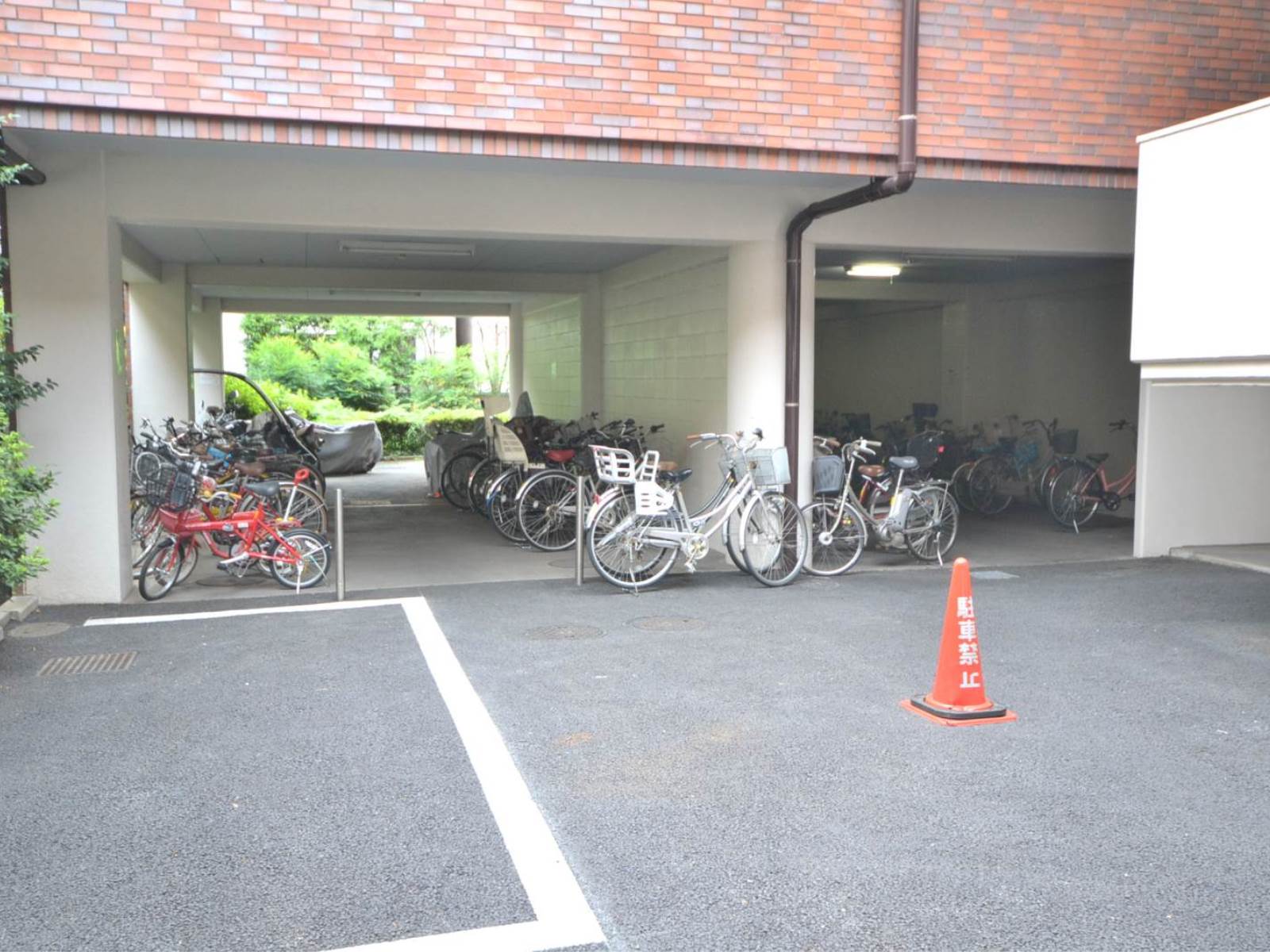 Other common areas. bicycle parking space