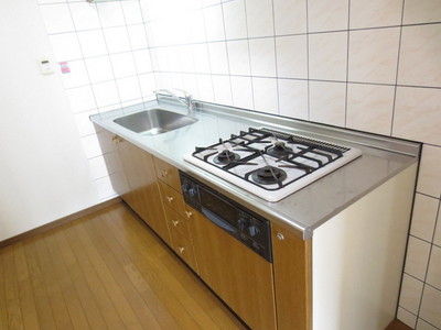 Kitchen. System kitchen (gas three-necked Installed) (reference photograph of another in Room)