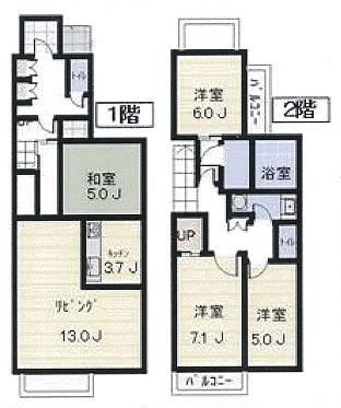 Floor plan. 46,500,000 yen, 4LDK, Land area 100 sq m , Building area 99.82 sq m