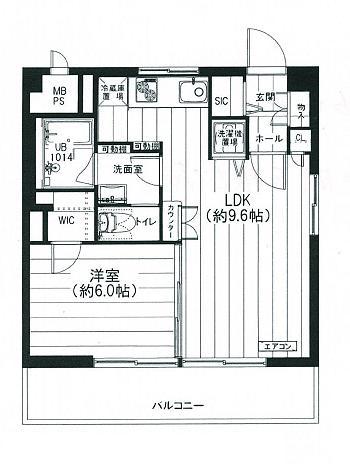 Floor plan. 1LDK, Price 14.9 million yen, Footprint 36 sq m , Balcony area 5.1 sq m   ☆ Fit renovation housing ☆